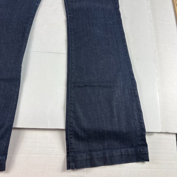 Citizens Of Humanity Jean Women 30x33 Hutton Mid Rise Wide Leg Blue Denim Tag 28 - Picture 5 of 16